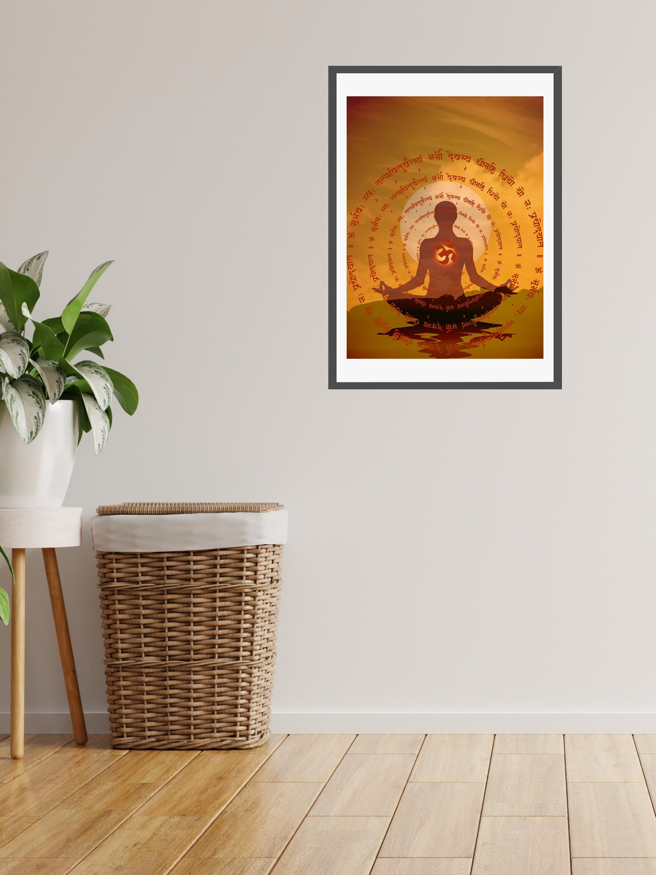 Aum Sarva Mangala Mangalye Shloka Wall Print, Hindu Prayers, Shloka Wall  Print, Shloka morning prayers print, Printable Art, Home décor Art