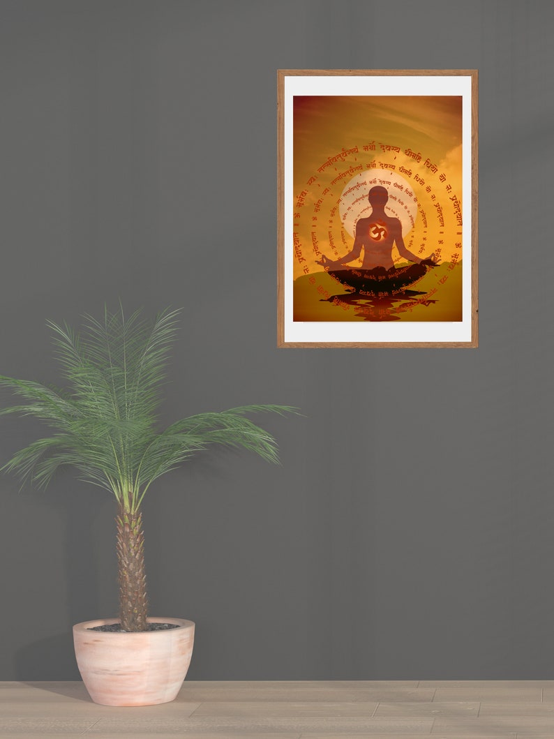 Gayatri Mantra : Rayonner la Lumière Divine Paroles rayonnantes de lumière spirituelle Strahlende Worte des spirituellen Lichts image 3