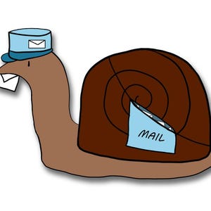 Snail Mail Sticker