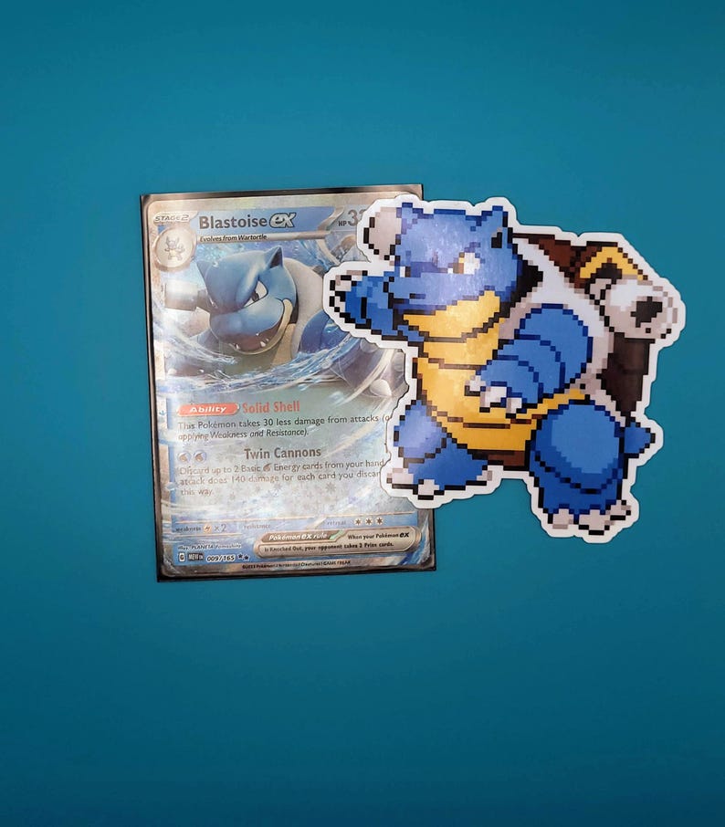 Blastoise Pixel Art Sticker - Etsy