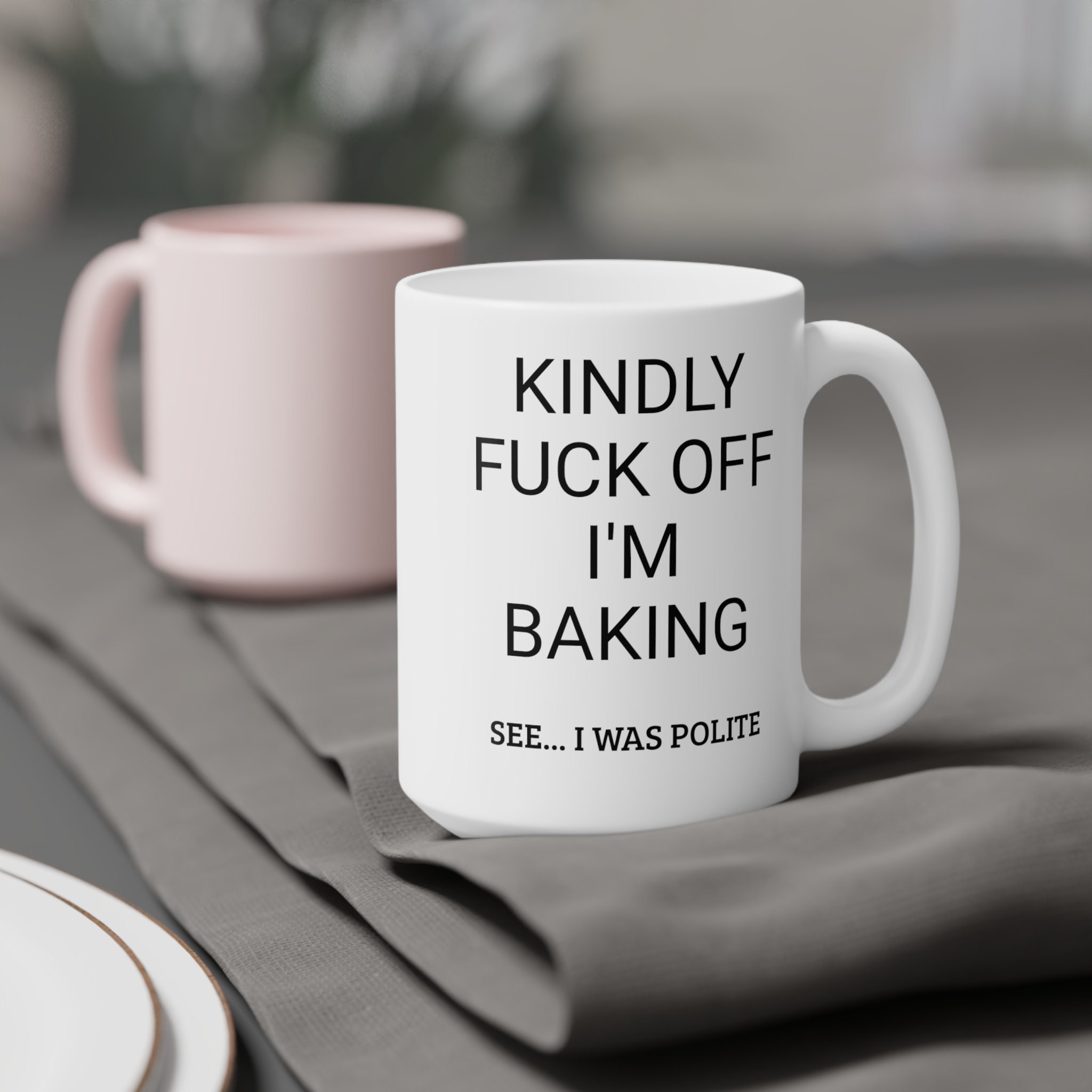 Fuck off I'm Baking. Baking Mug. Baking Gift. Rude Mug. -  Sweden