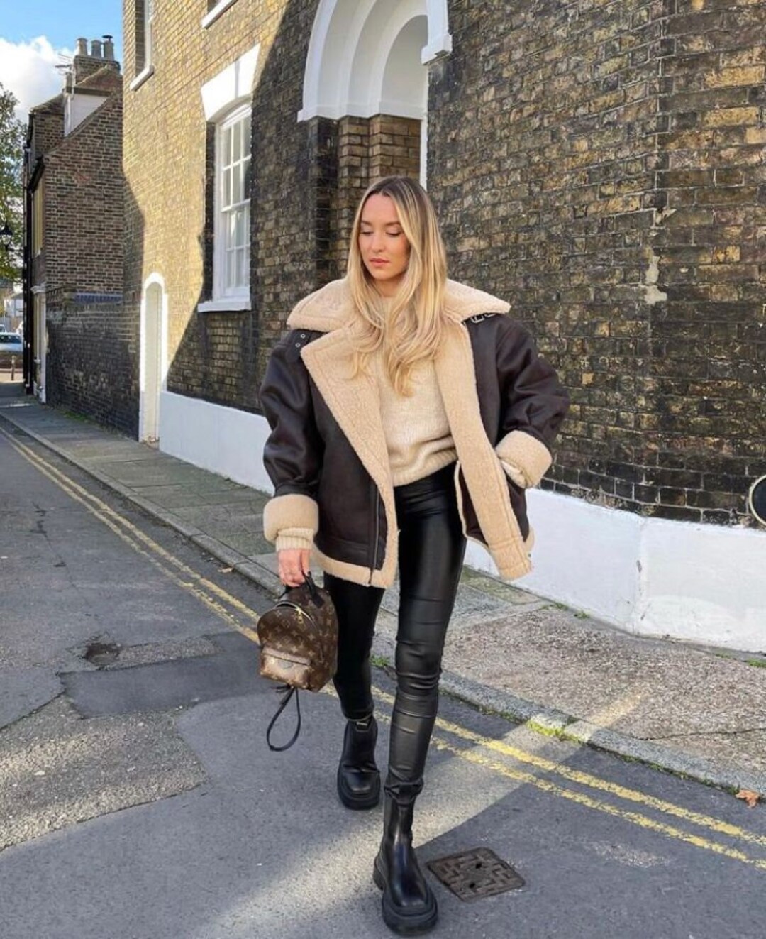 Manteau en peau de mouton retournée B3 Bomber pour femme Etsy France