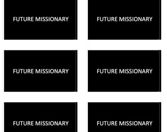 Taglabels missionaris