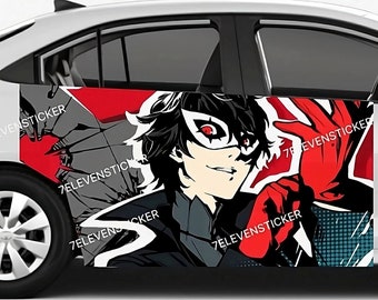 Ren Amamiya-stickers | Vinylsticker voor auto, vrachtwagen of muur | Autosticker | Autosticker | Anime-sticker | Persona 5-stickers