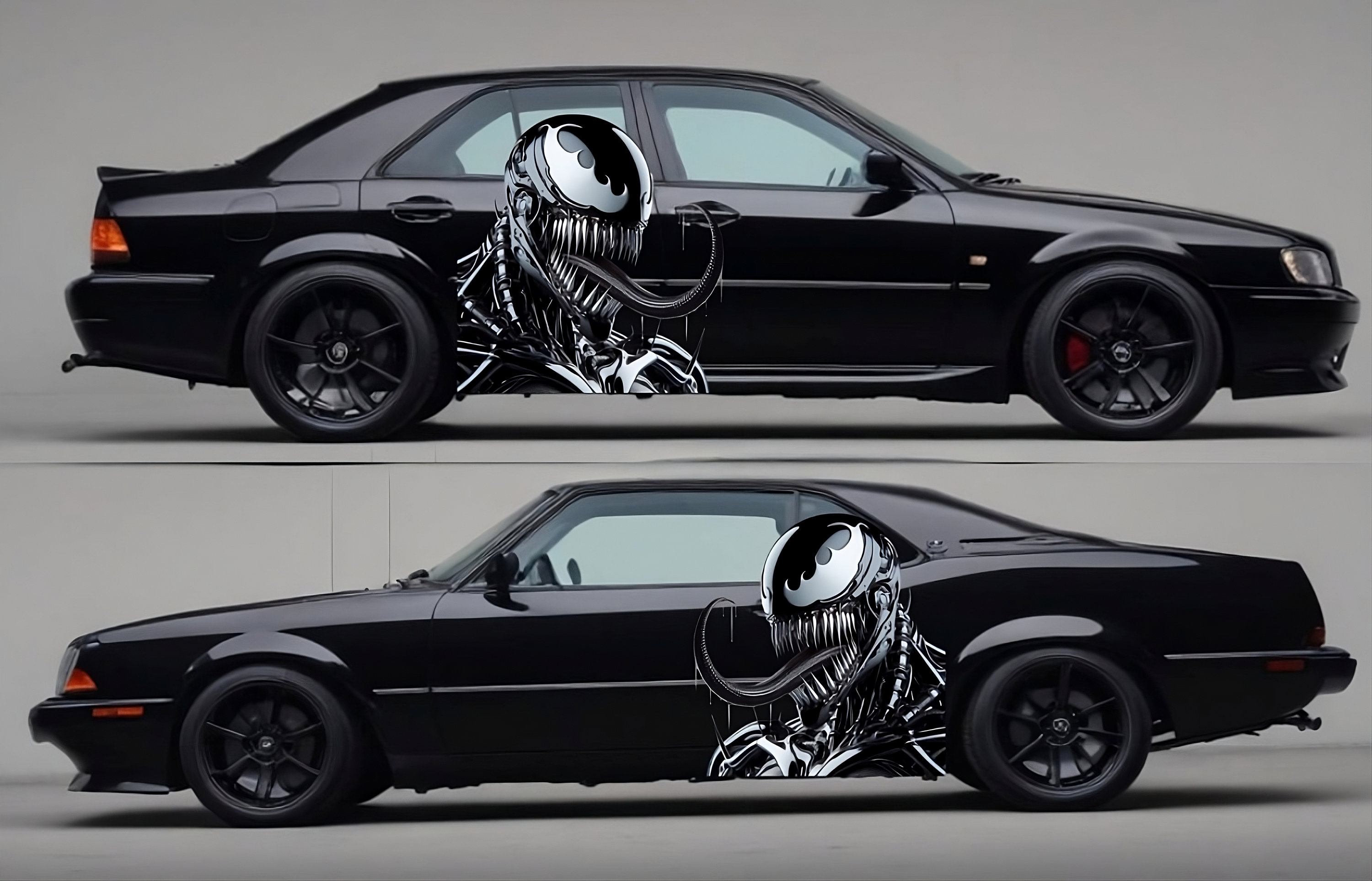 Venom Car Graphic Decal: Large Vinyl Truck/suv/wall Sticker - Etsy