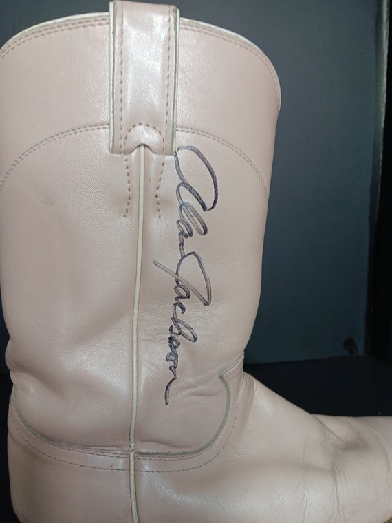 Vintage Autographed Alan Jackson Boot