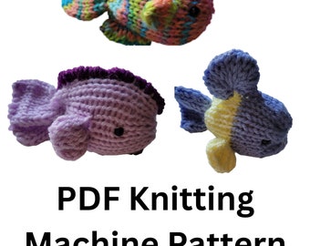 Fish 22 circular Knitting Machine  sentro addi pattern
