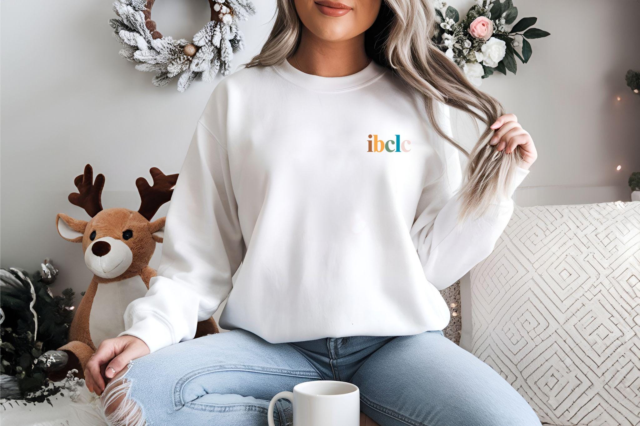 IBCLCスウェットシャツ | 授乳コンサルタントクルーネック | 授乳 