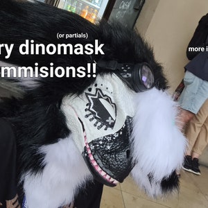 Dinomask commisions open!!! DO NOT BUY (You don&#39;t get anything by purchasing this please get in touch if interested in commisioning)