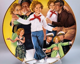 Shirley Temple “Captain January” Collector Plate – First Edition
