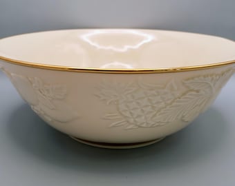 Embossed Serving Bowl, Fruits of Life by Lenox