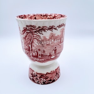 Double Egg Cup, Mason’s Vista Pink (no trim)