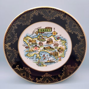 6-1/2 in. Jersey England Plate, Weatherby Hanley, Royal Falconware