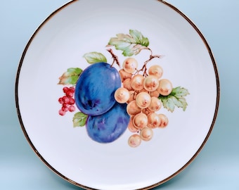Fruit Pattern Plate, Royal Hanover Bavaria