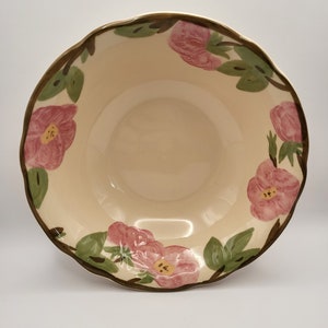 8&quot; Round Vegetable Bowl, Franciscan, Desert Rose (China)