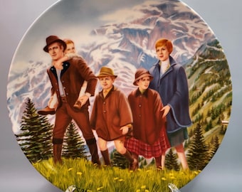 The Sound of Music - "Climb Ev’ry Mountain" - Collector Plate - Edwin M. Knowles (1987)