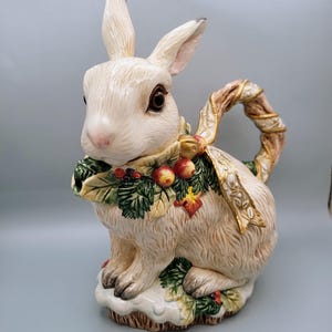 fitz and floyd  うさぎの陶器（1988）レタス&ラビット Fitz & Floyd, Le Lapin | Replacements, Ltd.