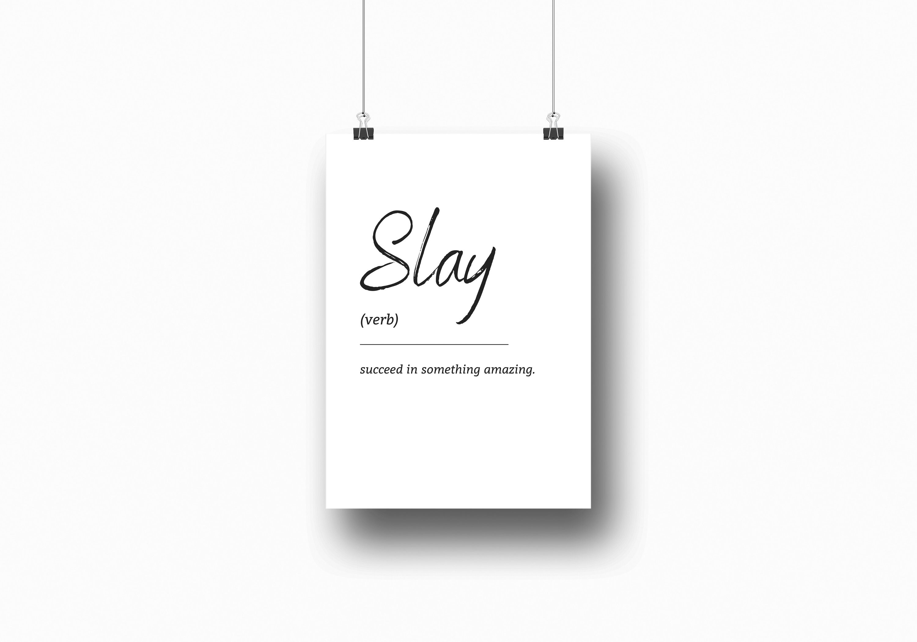 Slay Dictionary Definition - Kaigozen - Digital Art, Humor