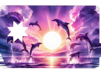 Dolphin [holographic] Credit Card Skin, Debit Card Skin Credit Card Skin