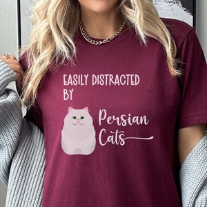 Persian Cat Breed T-Shirt Sweet Cat Lover Tee Gift Cat Mom Gift Cute Cat Top Cat Breed Shirt Persian Cat top Cat Mama shirt Cat Mom Top Gift