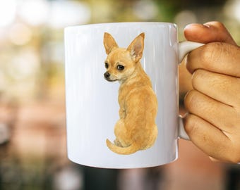 Chihuahua Dog Dad Mug Coffee Cup Mug Dog Lover Gift Dog Dad Gift Chihuahua Dog Breed Drinkware Birthday Tea Cup Father's Day Pet Parent Mug