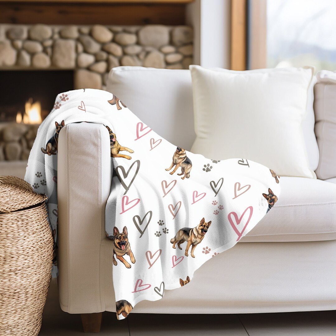 Cozy French Bulldog Throw Blanket - 60" X 50" Fleece Dog Lover Gift