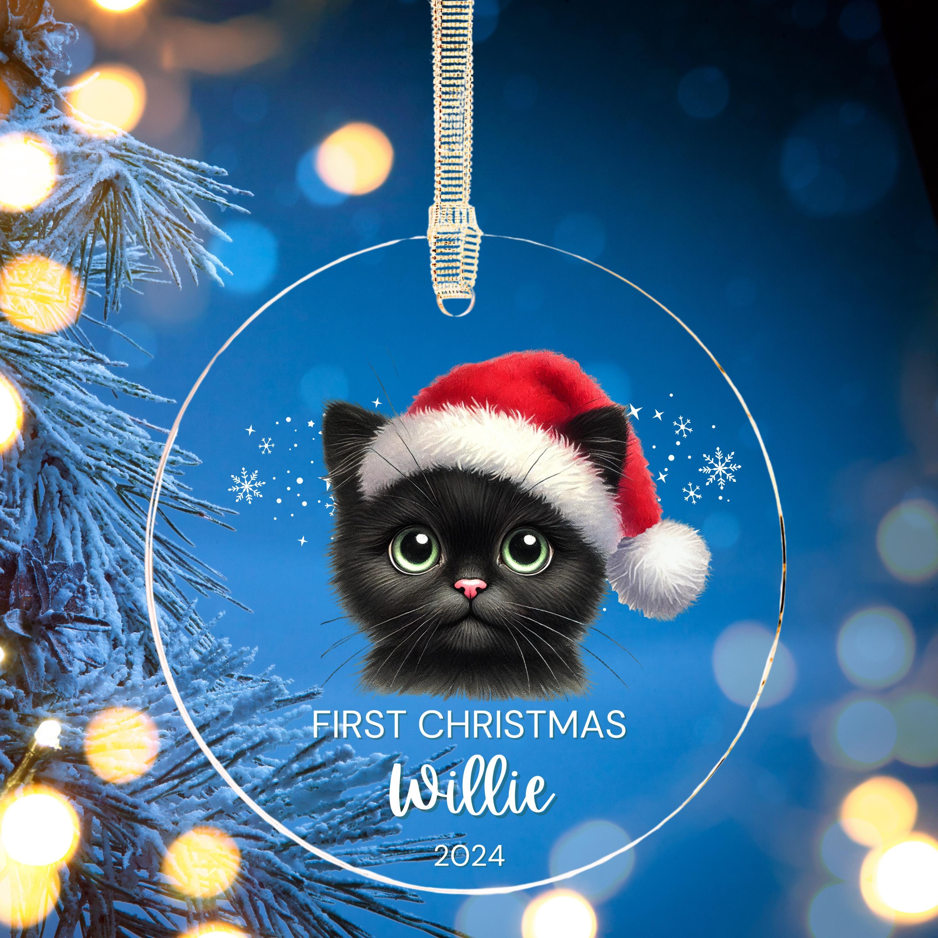 Black Cat Ornament - Etsy Black Cat Ornament - Etsy