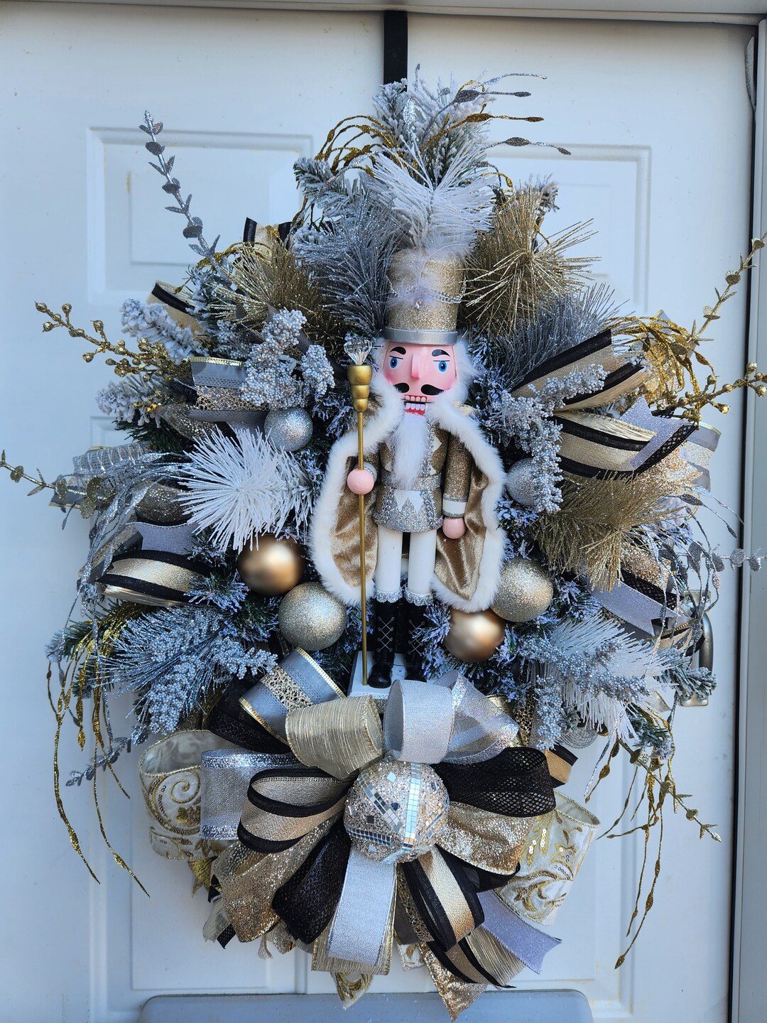 Nutcracker Wreath, Christmas Wreath, Christmas Decorations, Nutcracker