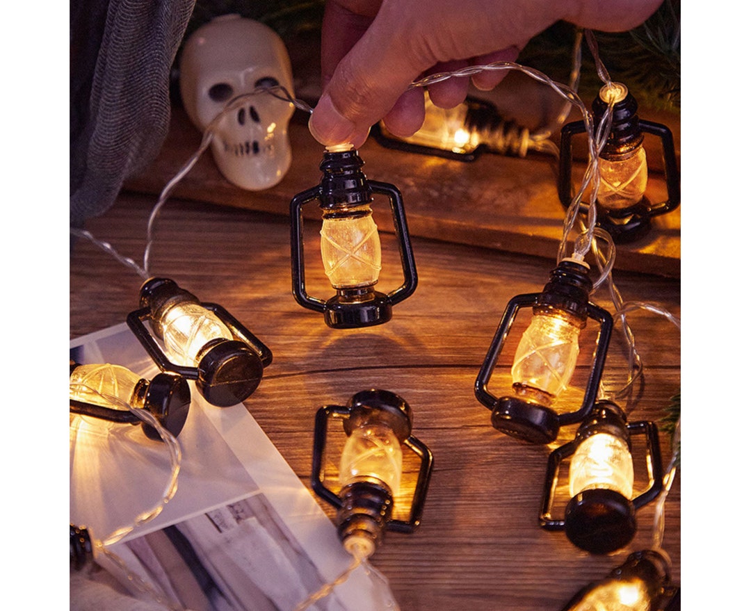 Vintage Kerosene Lamp LED String Lightshandmade Halloween Etsy
