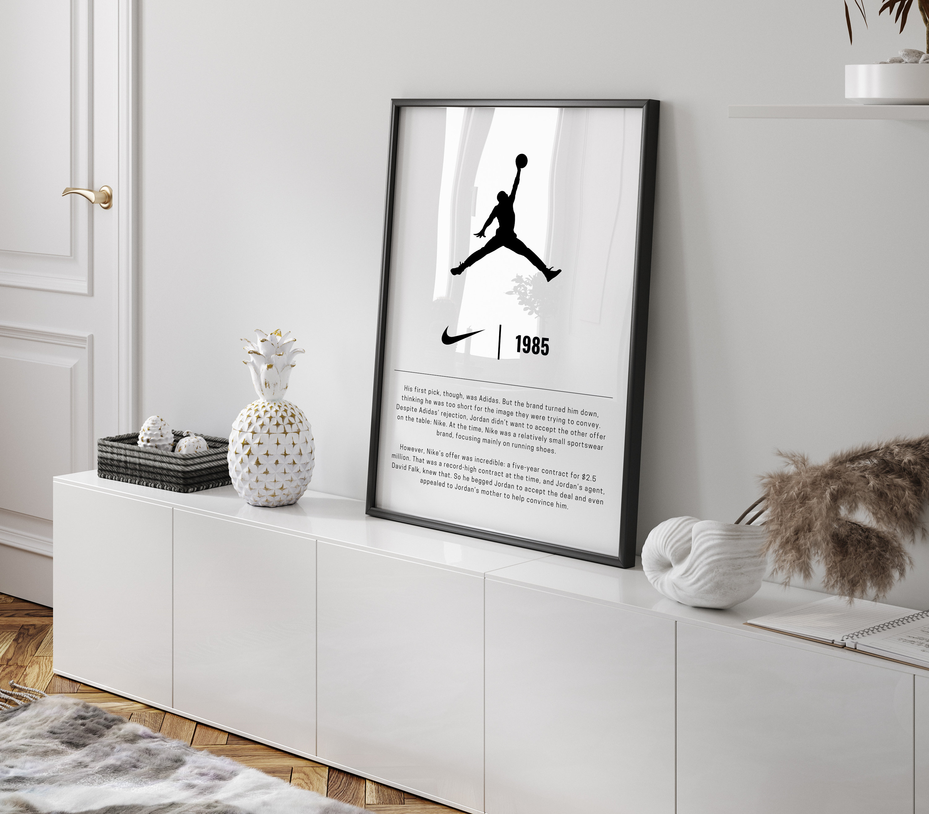 Michael jordan nike wings poster best sale