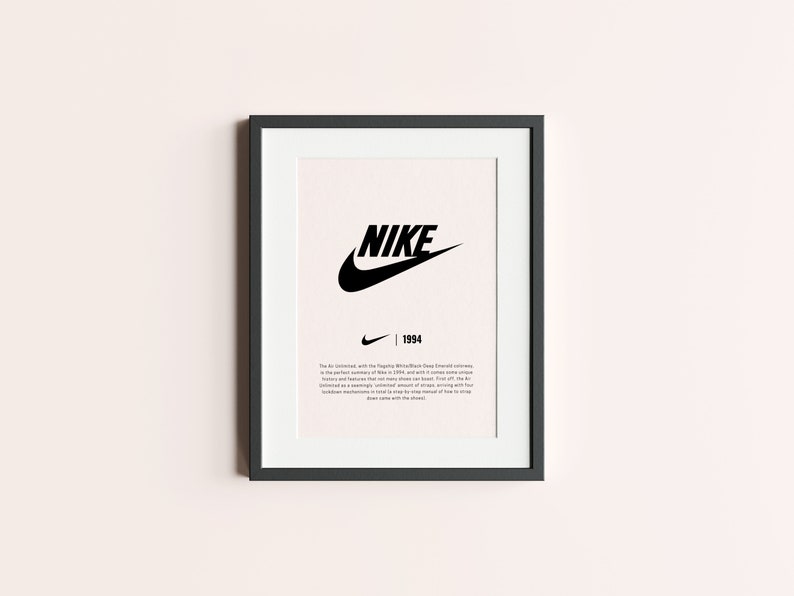 Hypebeast Nike Poster: Digital Print for Instant Download, Printable Wall Art and Decor, Minimalist Hypebeast Decor Wall Art Nike Poster Bild 7