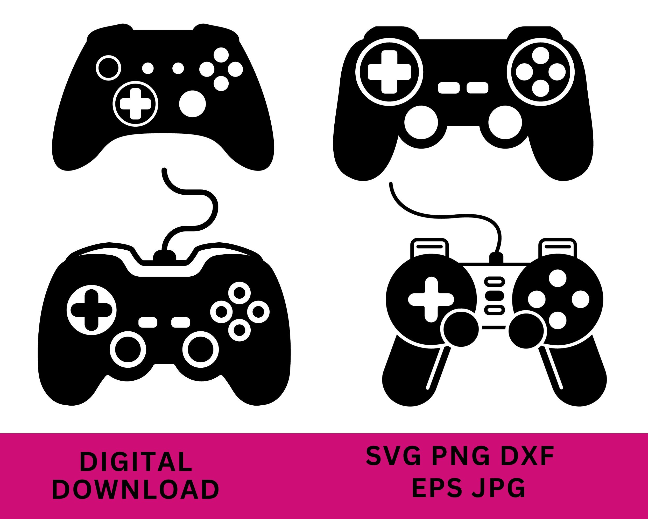 Gamer Controller Svg Bundle, Games Controller Png, Game Controller Svg ...