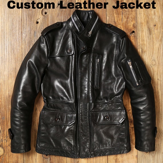 Fashionable leather jackets hot sale