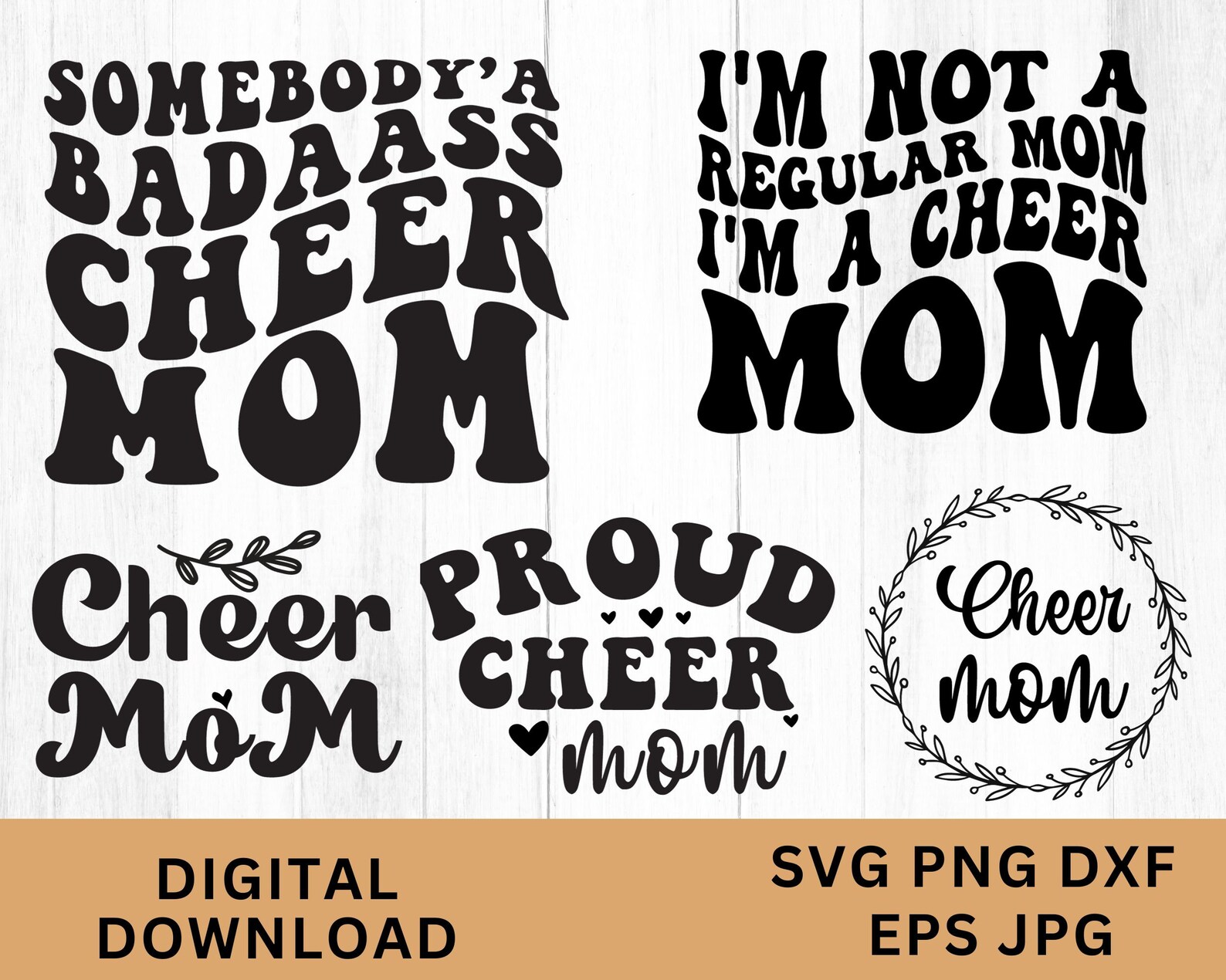 Cheer Mom Svg Bundle, Cheer Mom Png, Mom Life Svg, Cheer Mom Shirt Svg ...