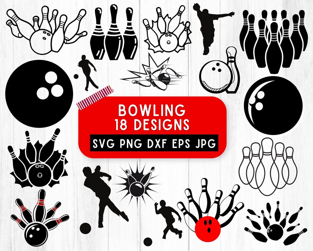 Bowling Svg Bundle, Bowling Png, Bowling Svg, Bowling Clipar, Bowling ...