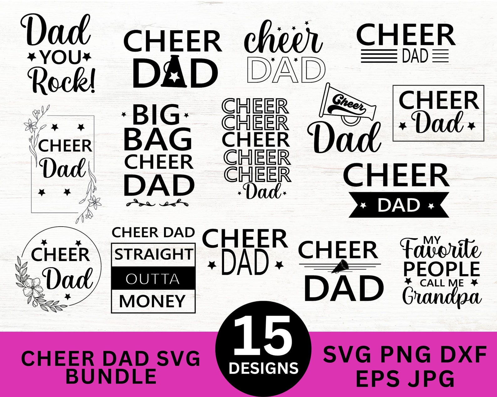 Cheer Dad Svg, Cheer Dad Png, Cheer Dad Shirt, Cheer Dad, Cheer Dad