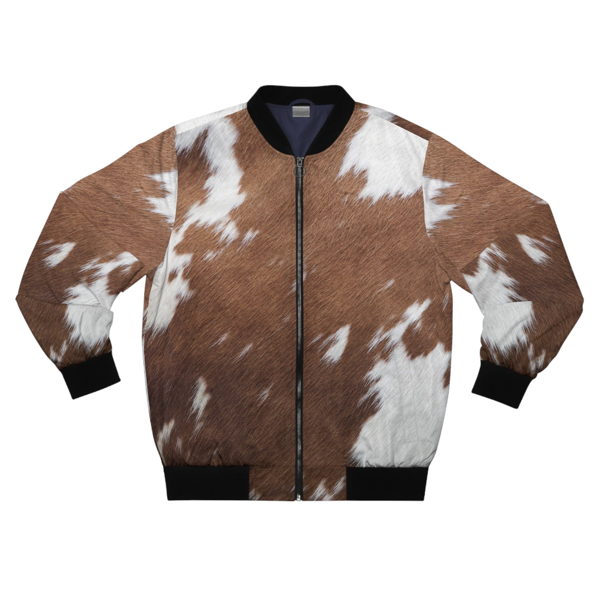 Mens cow top print jacket