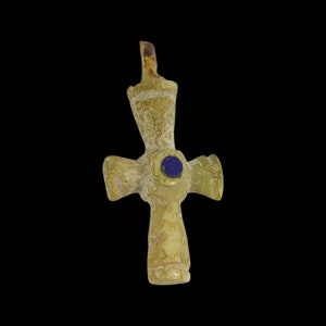 ANKH Antique Egyptian Cross Key Life Figurine, Rare Amulet, Faience Vintage Gift, Egyptian Figurine Faience Collectible Gift RareCollectible
