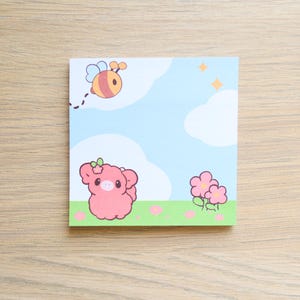 Highland Cow Sticky Notes | Cute Sticky Notes, Cute Notepad, Cute Animal Sticky Notes, Cute Sticky Notes with 50 Sheets, Cute Post Its