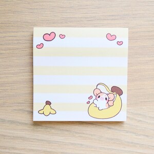 Banana Cow Sticky Notes | Cute Sticky Notes, Cute Notepad, Cute Animal Sticky Notes, Cute Sticky Notes with 50 Sheets, Cute Post Its