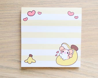 Banana Cow Sticky Notes | Cute Sticky Notes, Cute Notepad, Cute Animal Sticky Notes, Cute Sticky Notes with 50 Sheets, Cute Post Its