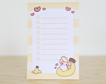 Banana Cow To Do List Notepad | Cow Notepad, Cute Notepad, Planner Pad, Kawaii Memo Pad, Cute Animal Stationery, Cute Memo Pad