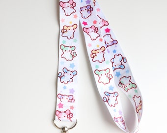 Pastel Cows Lanyard | Cow Lanyard, Cute Lanyard, Pastel Lanyard, Cute Animal Lanyard