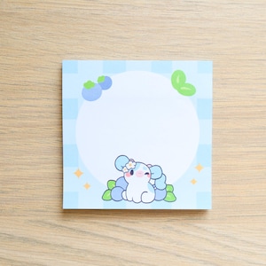 Blueberry Cow Sticky Notes | Cute Sticky Notes, Cute Notepad, Cute Animal Sticky Notes, Cute Sticky Notes with 50 Sheets, Cute Post Its