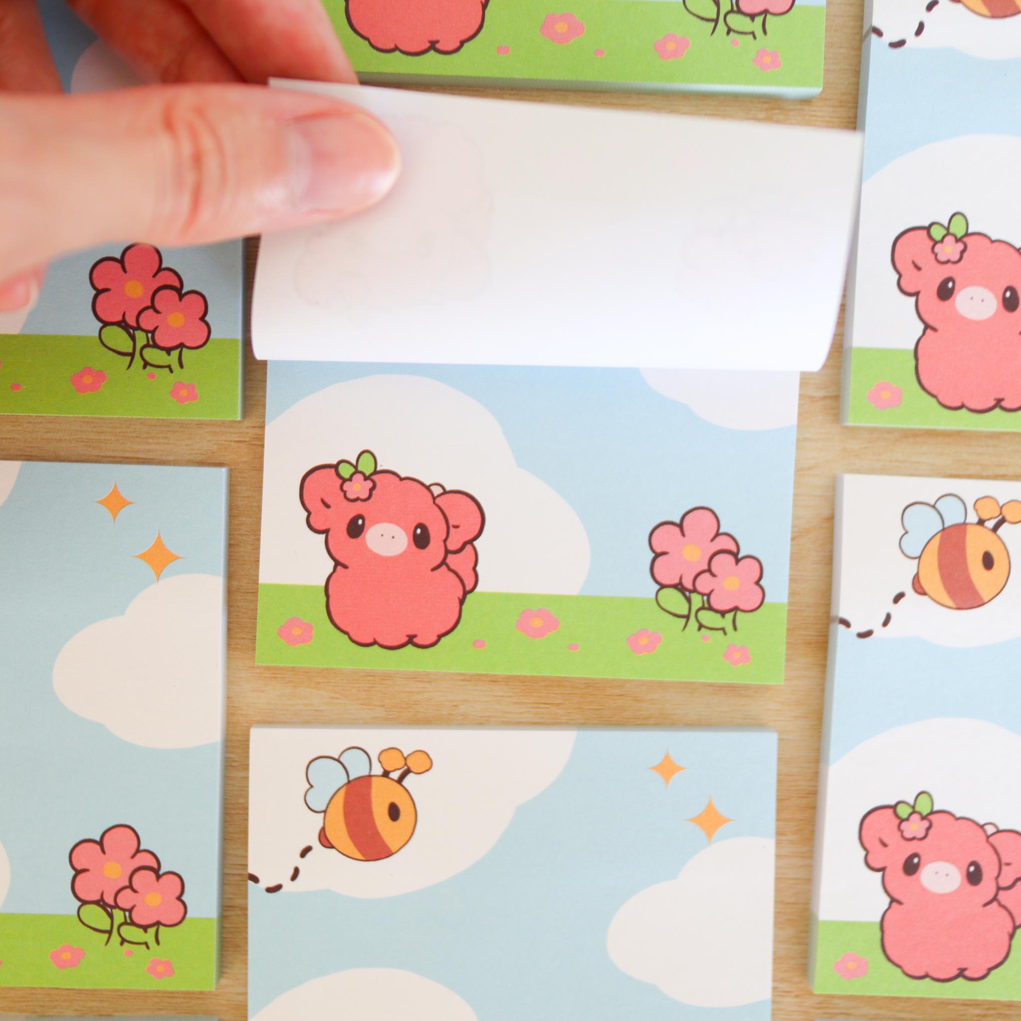 Highland Cow Sticky Notes | Cute Sticky Notes, Cute Notepad, Cute ...