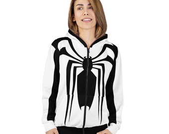 Spider-Man 2 Anti-Venom Zippered Hoodie -- Spider-Man merch for the ultimate gamer!