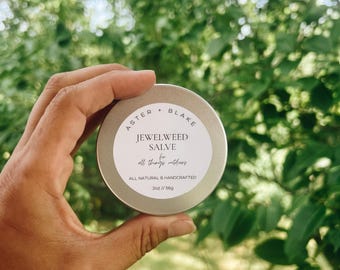 Jewelweed Salve - For all things Outdoors |Traditionally Crafted Herbal Skin Salve |  Aster + Blake