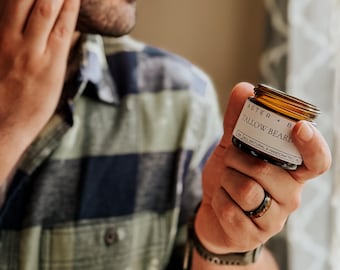 WORKMANS BALM Tallow Beard + Face Balm for Him | Aster + Blake  - Local Family Farm Grass-Fed Tallow | Beard + Face Moisturizer