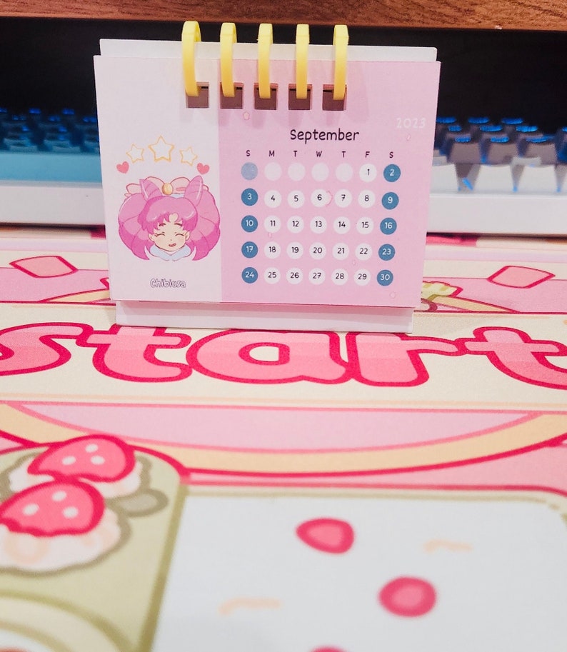 20242025 Sailor Moon Mini Desk Calendar Adorable Design & Vibrant