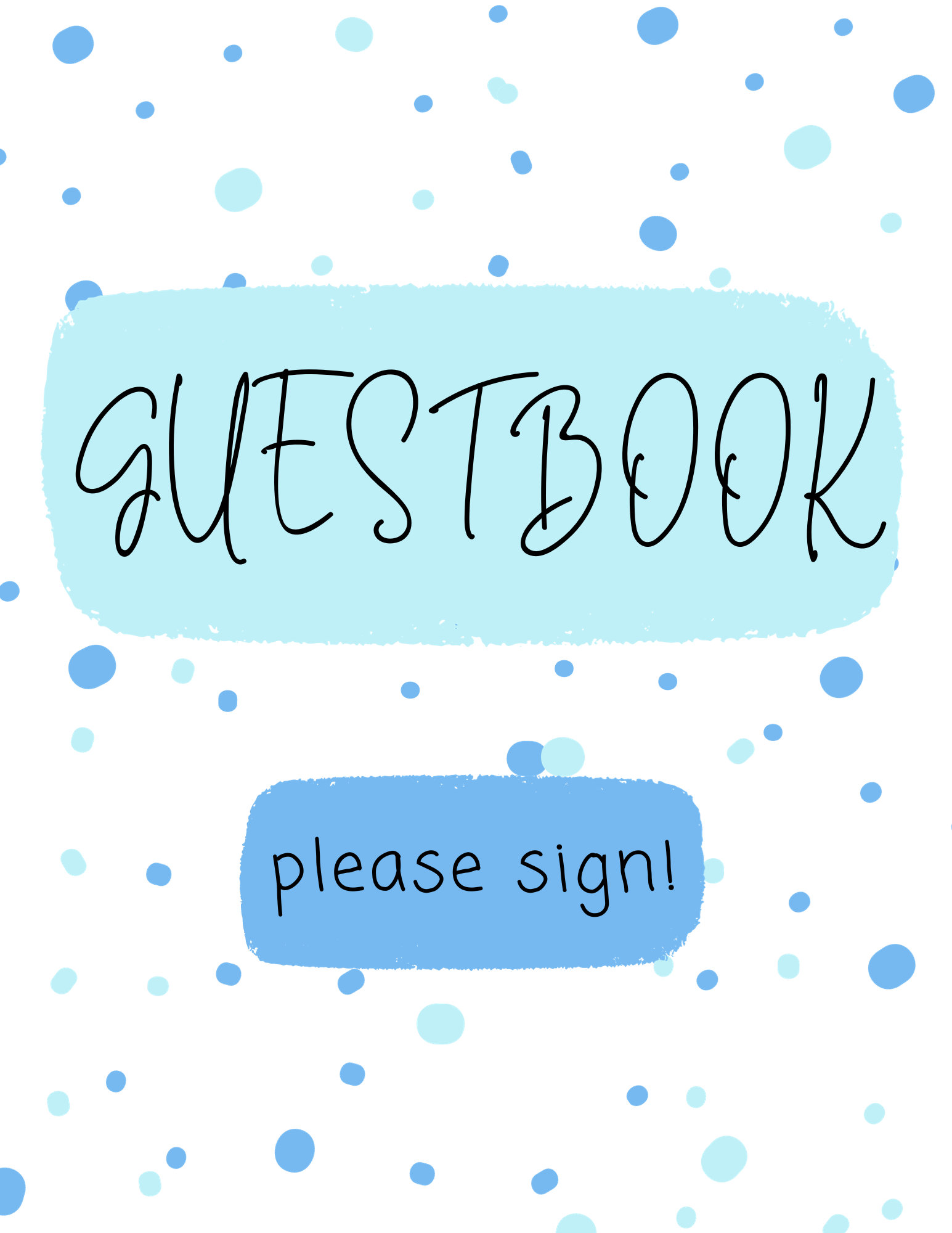 Baby Boy Sign Printables